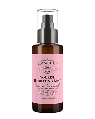 Botanicals Nourish Hydrating Mist Facial Toner - Rose & Camellia, Gentle, Revitalising, Clarifying, Antioxidant Formula to Cleanse, Tone and Quench Thirsty Skin, 100% Natural & Certified Organic Ingredients (100 ml).