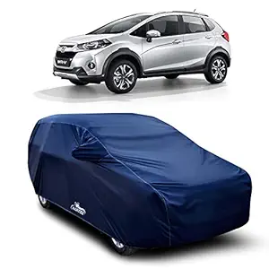 VANI Honda WR-V Car Cover Water Resistant Dust Proof with Mirror Pocket (Navy Blue)