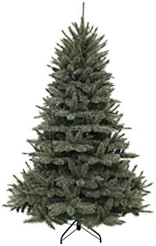 Triumph Tree Forest Frosted Christmas Tree Newgrowth Blue Tips 618 Height 155 x Depth 119 cm, Hard needle, h155xd119cm