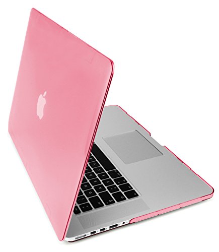 MyGadget MacBook Pro Retina 15 Zoll *Matt* Case - Model Anfang ´13 - Mitte ´16 (A1398) Plastik Mac Hülle Schutzhülle Hartschale Cover (Rosa)
