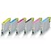 Produktbild 6x kompatible Tintenpatronen für Epson Stylus Photo PX 730 WD PX 800 FW PX 810 FW PX 820 FWD PX 830 FWD Schwarz - Black Cyan Magenta Yellow Light Cyan Light Magenta - Office Quantum Serie