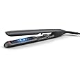 Piastra per capelli Philips serie 5000 con tecnologia termoprotettiva, Nero [modello BHS510/00]