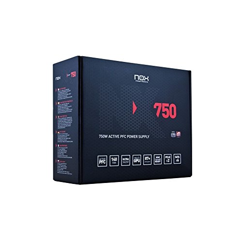 NOX NX 750W ATX - Fuente de alimentaci  n  750 W  230 V  50-60 Hz   negro