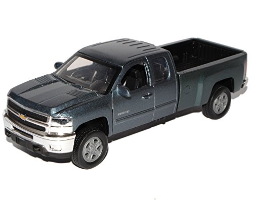 Chevrolet Chevy Silverado 2500HD Pick-Up Grau 2011 1/32 New Ray Modell Auto mit oder ohne individiuellem Wunschkennzeichen - 3