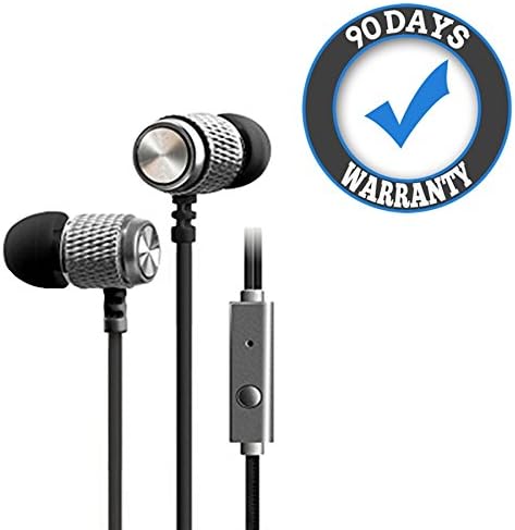 Alientech SX-109 Super Bass Stereo 3.5mm in-Ear Sport Earphone Compatible with All Smartphones and Tablets and Tablets (90 Days Warranty)