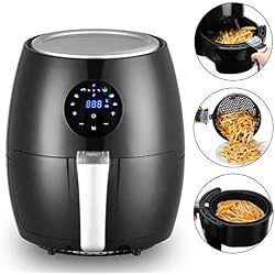 1350W 3.8L Friteuse Électrique Air Fryer Numérique À Écran Tactile LED Minuterie Température Power Control Air Fryer Eletric