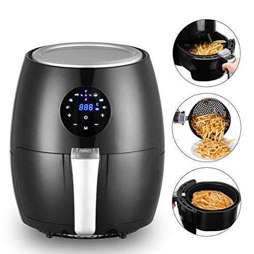 1350W 3.8L Friteuse Électrique Air Fryer Numérique À Écran Tactile LED Minuterie Température Power Control Air Fryer Eletric