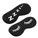 Segolike 2pcs Cute PURE SILK Sleep Eye Mask Sleeping Eyemask Blindfold Eyeshade Black HOME OFFICE TRAVEL USE RS.820.00