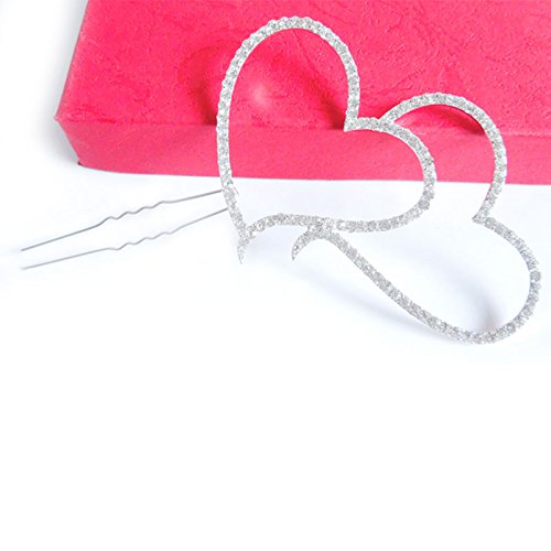 Phizhi®Hochzeit Geburtstag Party Tortenaufsatz Tortenfigur Herz Cake Topper Torten Deko - 2