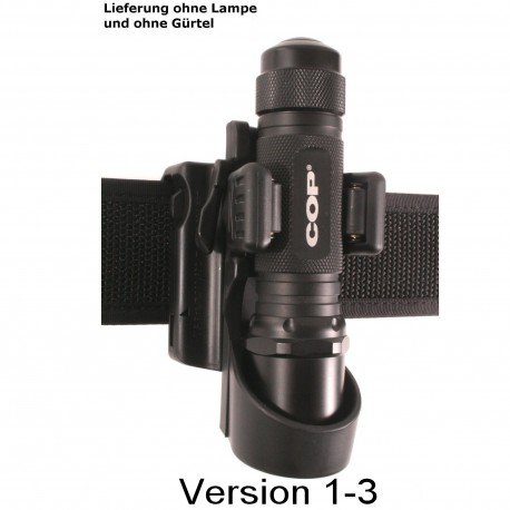 Taschenlampen Holster ESP LHU04 V1, verst. GÃ¼rtelklammer, 360Â° drehbar - 2