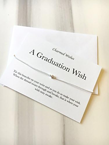 Graduation wish bracelet gift card