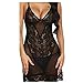 Produktbild Damen Dessous Bodysuit Staresen Damen Reizwäsche Nachtwäsche Body Lingerie Hohl Einteiliger Pyjama Erotische Frauen Hohl Dessous Schritt Perspektive Unterwäsche Kleider