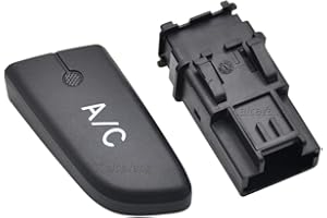 MALCAYANG A/C Interruttore di Controllo Aria Condizionata On/Off Pulsante di Ricambio per Citroen C1 Peugeot 107 Toyota Aygo Mk1 2005-2014