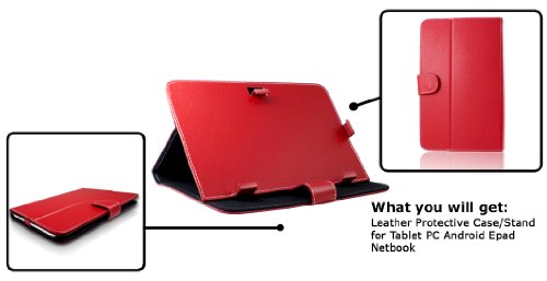 Weltbild Pc 4 8 zoll Tablet Pc Tasche mit Aufstellfunktion – Rot 1A - 2