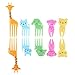 Produktbild Tier gabel Zoo Obst Gabel Salat Gabel Zahnstocher dekorative Plastik Gabeln10 Stück Besteck-Set (Giraffe/Hund/Katze/Bär/Affe 2 Stück pro Stück)