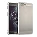 Produktbild Oneplus 5 Hülle,WIWJ Metall Case Cover 2 in 1 Aluminium Rahmen Zurück Rückseite Bumper Case Ultra Dünn Schutzhülle für Oneplus 5-Silbergrau