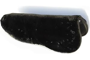 Rhinegold Equestrian Luxury Fur Saddle Seat Saver - Saddle Pad Cushion Cover for Horse Saddles. Premium Horse Saddle Cover. Horse Riding Equipment & Accessories.