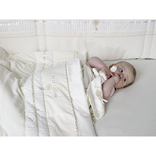 Natures Purest Pure Love Cot / Cot Bed Quilt 100% Organic Cotton