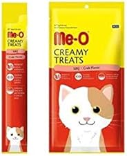 Heads Up for Tails Me-O Creamy Treats Crab Flavour (Pack of 20 Sticks)