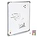 Produktbild SwanSea Office Pinnwand Whiteboard Home Dry Erase Magnettafel mit Stift-Tablett und 12 Magnete 60x80 weiß