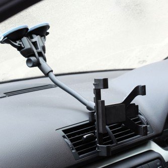 UltimateAddons Dual Saugnapf Halterung KFZ und einstellbar X-Form-Tablet PC Halter geeignet für Sony Xperia Z4 Tablet - 9