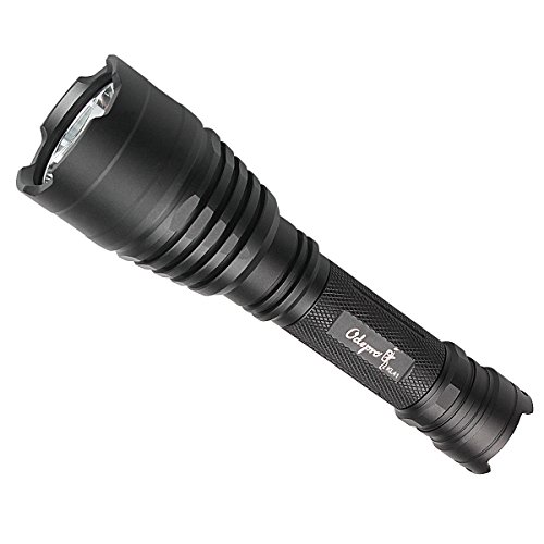 Odepro led taschenlampe Jagd Taschenlampe IP68 Wasserdicht Wiederaufladbar Handfackel Licht Für die Jagd und den Täglich Gebrauch