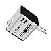 Produktbild 2 USB-Anschlüsse (5V 2.1A) Alles in Einem Universal-Reiseadapter von LYSLEDa, USB-Ladegerät in über 150 Ländern für Benutzer von Apple, iPod, iPad, Android Smartphone und Digitalkameras und So weiter(Weiß).