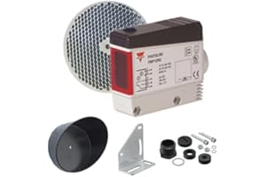 DOMO-MATIC Fotocélula infrarroja reflectante de espejo Carlo Gavazzi PMP12RG original para puertas automaticas y puertas de garaje con visera de proteccion para el espejo