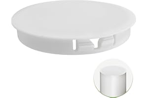 DEVANTIA DN 70 mm Lüftungsrohr Endstück Abdeckung - OD 76 mm Federdeckel Rohr Deckel Inner Ø 70mm, Rohrabdeckung aus ASA-Kunststoff, UV-beständig, Brandschutzklasse 94-V2 (1 Stück, Weiß)