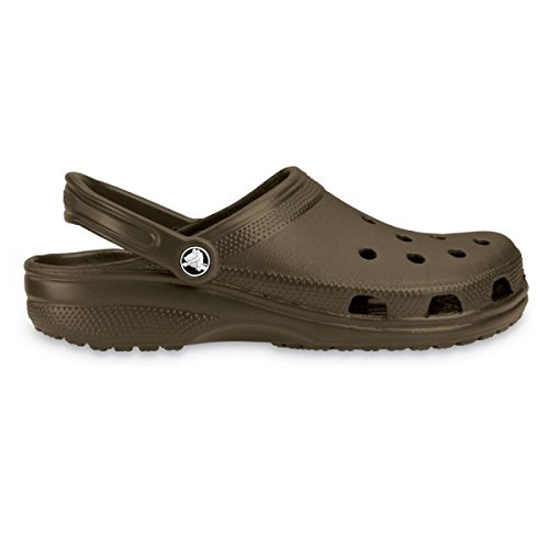 Crocs CLASSIC Unisex Croslite Clogs Chocolate UK M10/W11 | US M11