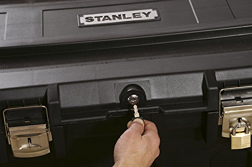 Stanley Mobile Montagebox, 96.2 x 59.1 x 57.8 cm, 190 l Stauraum, Metallverschlüsse, herausziehbarer Handgriff, 1-93-278 - 7
