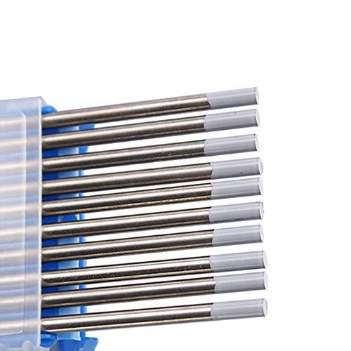 tanstool Electrode de Tungstène, Soudure à l'arc sous argon Aiguille de tungstène de 2% Cérium-tungstène, pour Machine de Soudure TIG, WC20(Gris) 1.6mm*150mm