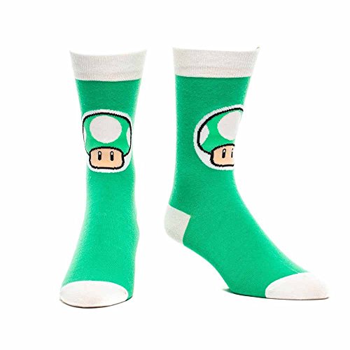 Preisvergleich Produktbild Nintendo Socken - Mushroom grün (43-46)