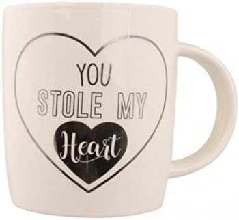 You Stole My Heart Metallic Porcelain Mug