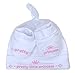 Baby Boys/Girls Little Prince or Princess White Gift set Plus 2 Pairs of Mittens (White/Pink)