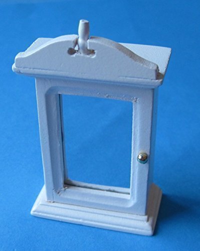 Preisvergleich Produktbild Puppenhaus Wandschrank Spiegelschrank weiß Miniaturen 1:12