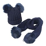 【Material】 El gorro de punto está hecho de lana suave. Es cálido, agradable para la piel, cómodo y elástico y cuida la piel sensible y sensible de su bebé en los días fríos.