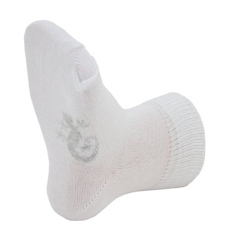 Little Grippers White 0-6 Months Baby and Toddler Socks with Stay On Technology