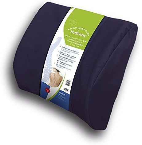 Thalway Best Lower Back Pain Cushion Lumbar Support Seat Cushion Pillow