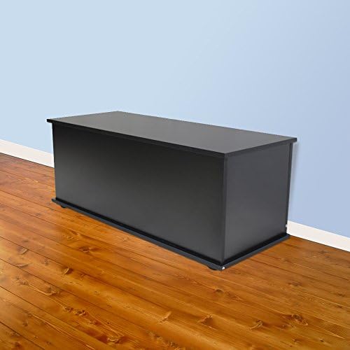 Wooden Ottoman box / Chest / Trunk / Storage Box - Colour: Black