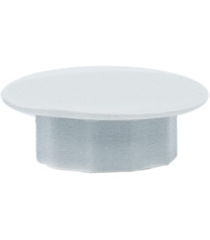 Copertura Fori Parete Bianca - Protezione Per Tubi Aria Condizionato, 60 Mm - Foto 4