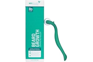 Neofollics Beard Growth Enhancing Roller - 0.5 mm - Enhances absorption of the ingredients upto 5 times - Enhances the efficacy of topical products