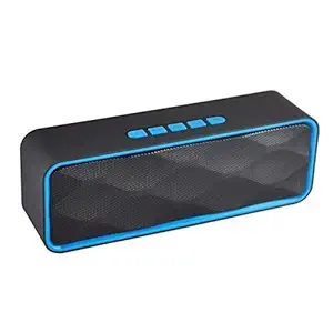 Teconica A17 Wireless Portable Stereo Sound Bluetooth Speakers with | AUX | SD Card | Pen Drive | FM | Supported Compatible for All Devices [Multi Color]