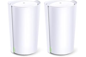 TP-Link Deco X90 Mesh WiFi 6 Tri-Band AX6600, 2 Porte Gigabit, 1 Porta 2.5G, Modalità Router e Access Point, Sistema Mesh per l'intera Casa, 2 Pezzi con Copertura Fino a 560㎡, Compatibile con Alexa