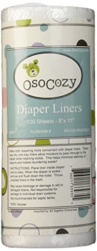 OsoCozy Flushable Nappy Liners