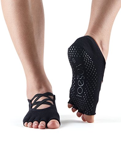 ToesoxHalf Toe Elle Grip Socks, Barre, Dance, Pilates, Yoga Non-Slip Socks