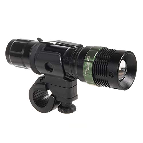 Maclean Energy MCE175 - Conjunto para Bicicleta: Linterna de Bicicleta LED de Dos Tonos 200 lúmenes 3200mAh + Cargador