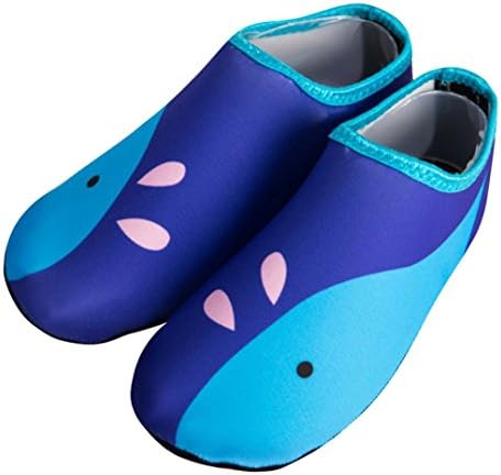 ZJENE31 ZJENE Children Swimm Diving Socks Outdoor Water Sport Scratche Non-Slip Shoes Seaside (UK:8-8.5, Blue)
