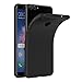 Produktbild Conie Basic Backcover kompatibel mit Honor 9 Lite, Schwarze Silikon Schutzhülle sturzsichere Hülle aus TPU Anti Fingerprint Rückschale