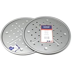 Lets Cook Lot de 2 plaques à pizza Anti-adhésif Endurance 33 cm